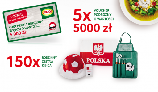 Konkurs "Poznaj kuchnię mistrzów marki Cenos"