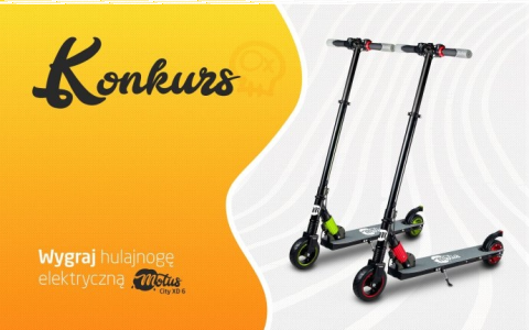 Wygraj Hulajnogę Elektryczną Motus XD 6 w dowolnym kolorze!