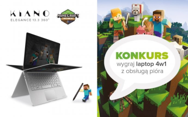 Wygraj laptop Kiano elegance 13.3 360 Minecraft Edition!