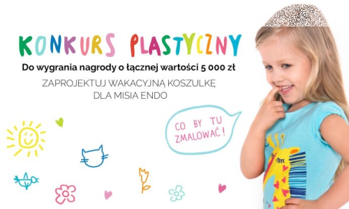 Konkurs "Zaprojektuj wakacyjną koszulkę Misia Endo!"