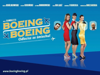 Warszawa: Wygraj podwójne zaproszenie na spektakl pt. "Boeing Boeing"