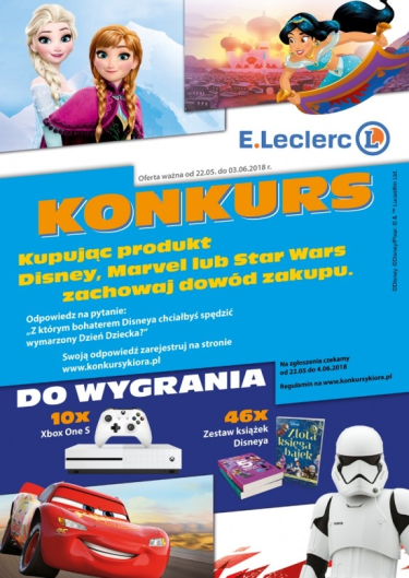 Konkurs "Wymarzony Dzień Dziecka" E. Leclerc