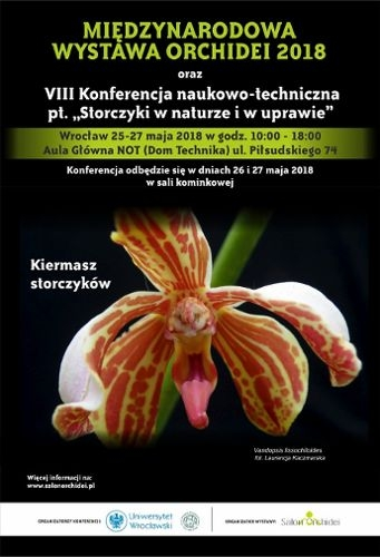 Wrocław: Wygraj zaproszenia na Międzynarodową Wystawę Orchidei 2018, do godz. 10:00