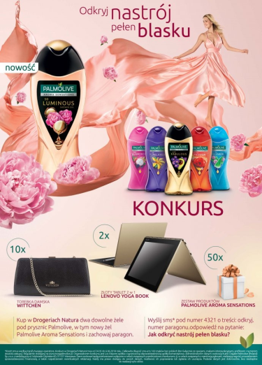 Konkurs "Odkryj nastrój Palmolive" Drogerie Natura