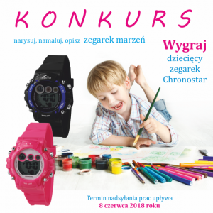 Konkurs plastyczny "Zegarek marzeń z marką Chronostar"