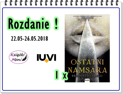 Konkurs "Rozdanie od Książki Moni"