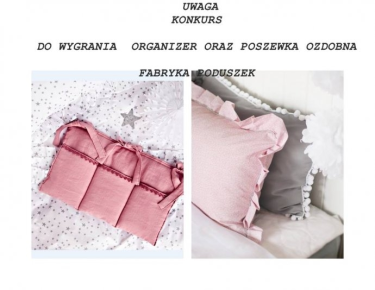 Wygraj lniany organizer oraz poszewkę z falbanką