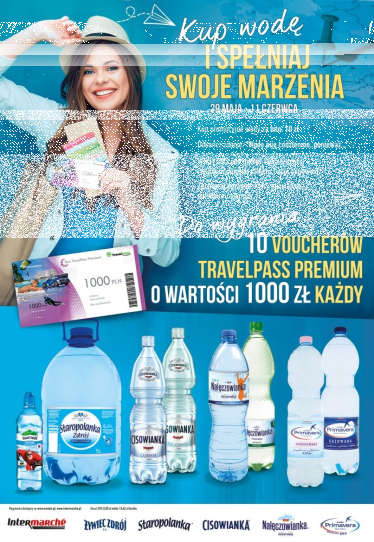 Konkurs "Kup wodę i spełniaj swoje marzenia" Intermarche