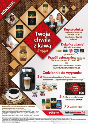 Konkurs "Twoja chwila z kawą - II edycja" Intermarche
