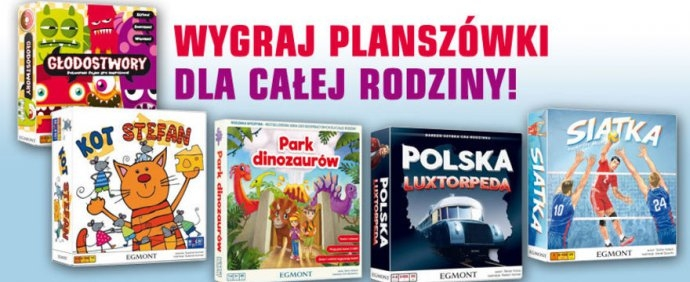 Wygraj rodzinne planszówki!