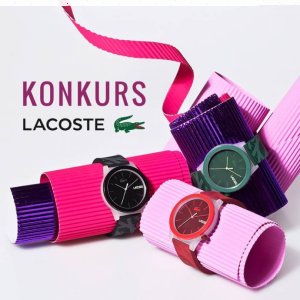 Wygraj zegarek Lacoste
