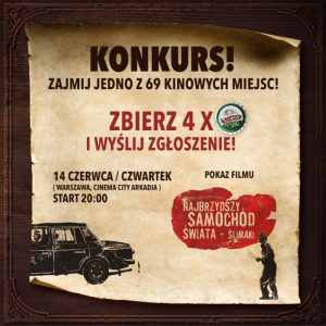 Konkurs "Pokaz specjalny najbrzydszy samochód świata i ślimaki"