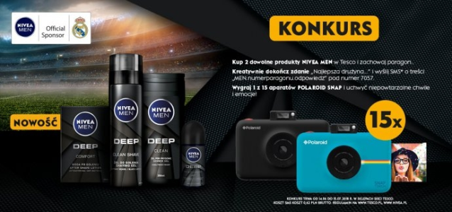Konkurs "Nivea Men" Tesco
