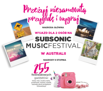 Loteria "Lato jest przygodą - Schwarzkopf" etapy miesięczne