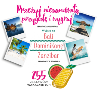 Loteria "Lato jest przygodą - FA" etapy miesięczne