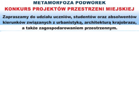 III edycja konkursu "Metamorfoza podwórek"