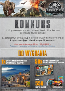 Konkurs "Ulubiony Dinozaur" Auchan