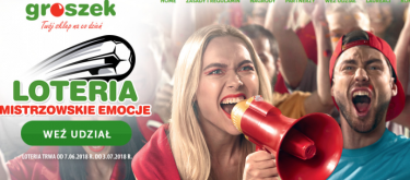 Loteria "Mistrzowskie emocje!" Groszek