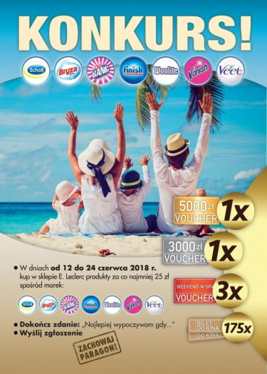 Konkurs "Wypocznij z rodziną" Leclerc