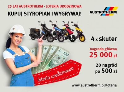 Loteria Urodzinowa "25 Lat Austrotherm"