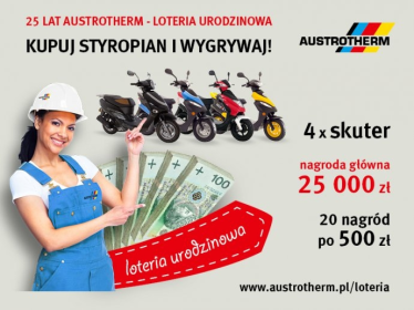 Loteria Urodzinowa "25 Lat Austrotherm"