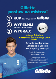 Konkurs "Gillette – postaw na mistrza" Drogerie Laboo