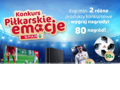 Konkurs "Piłkarskie Emocja Spar"