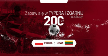 Konkurs "Zabaw się w Typera i zgarnij 200 zł" do godz. 17:00