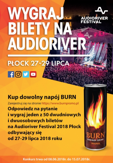 Loteria "Wygraj bilety na Audioriver Festival 2018" Tesco