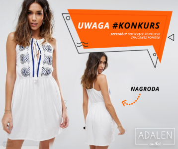 Wygraj sukienkę Boohoo z haftami R.40, do godz. 22:00