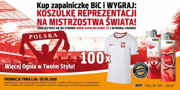 Konkurs "Wygraj koszulkę Reprezentacji na Mistrzostwa Świata 2018" Stokrotka