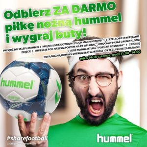 Łódź, Poznań, Wrocław: Konkurs fotograficzny "Hummel rozdaje ZA DARMO profesjonalne piłki do nogi"