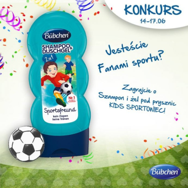 Wygraj zestaw: szampon i żel pod prysznic z serii KIDS Sportowiec