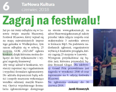 Konkurs "LUSOWO zdobądź Grand Prix blues"