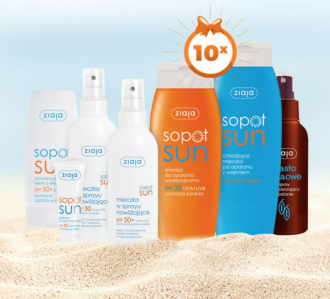 Wygraj 1 z 10 zestawów kosmetyków do opalania Ziaja!