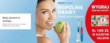 Konkurs "Wspólnie dbamy o Twój biały uśmiech" Kaufland
