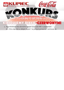 Konkurs "Kibicujemy biało-czerwonym" Kupiec