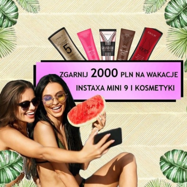Konkurs fotograficzny "Zgarnij 2000 zł na wakacje.pl i Instaxa Mini"