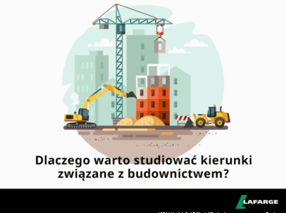 Konkurs "Dlaczego warto studiować kierunki związane z budownictwem?"