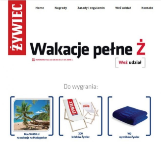 Konkurs "Wakacje Pełne Ż" Intermarche, 18+