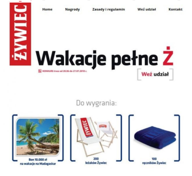 Konkurs "Wakacje Pełne Ż" Intermarche, 18+