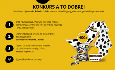 Konkurs fotograficzny "Wawel Krówka mleczna, a to dobre!"