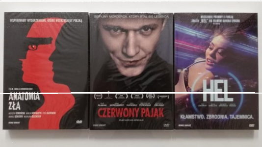 Konkurs "Zestaw zbrodni – Anatomia Zła, Czerwony Pająk i Hel" do godz. 12:00