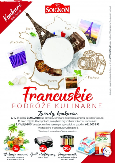Konkurs fotograficzny "Francuskie podróże kulinarne" Auchan