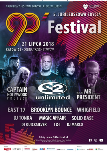 Katowice: Wygraj bilety na 90’ Festival 2018 w Katowicach