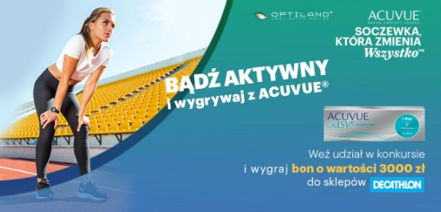 Konkurs fotograficzny "Moja sportowa przygoda z ACUVUE"