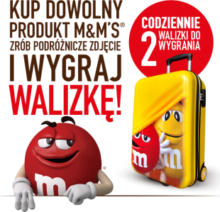 Konkurs fotograficzny: Wygraj walizkę M&M’s, Żabka