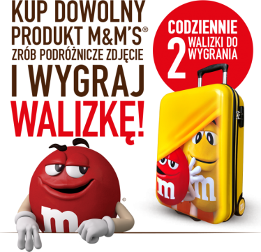Konkurs fotograficzny: Wygraj walizkę M&M’s, Żabka