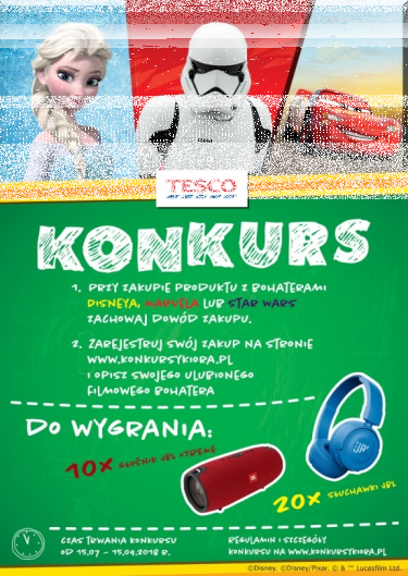 Konkurs “Ulubiony filmowy bohater” Tesco