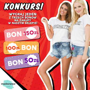 Wygraj bony na zakupy do sklepu Made2Wear